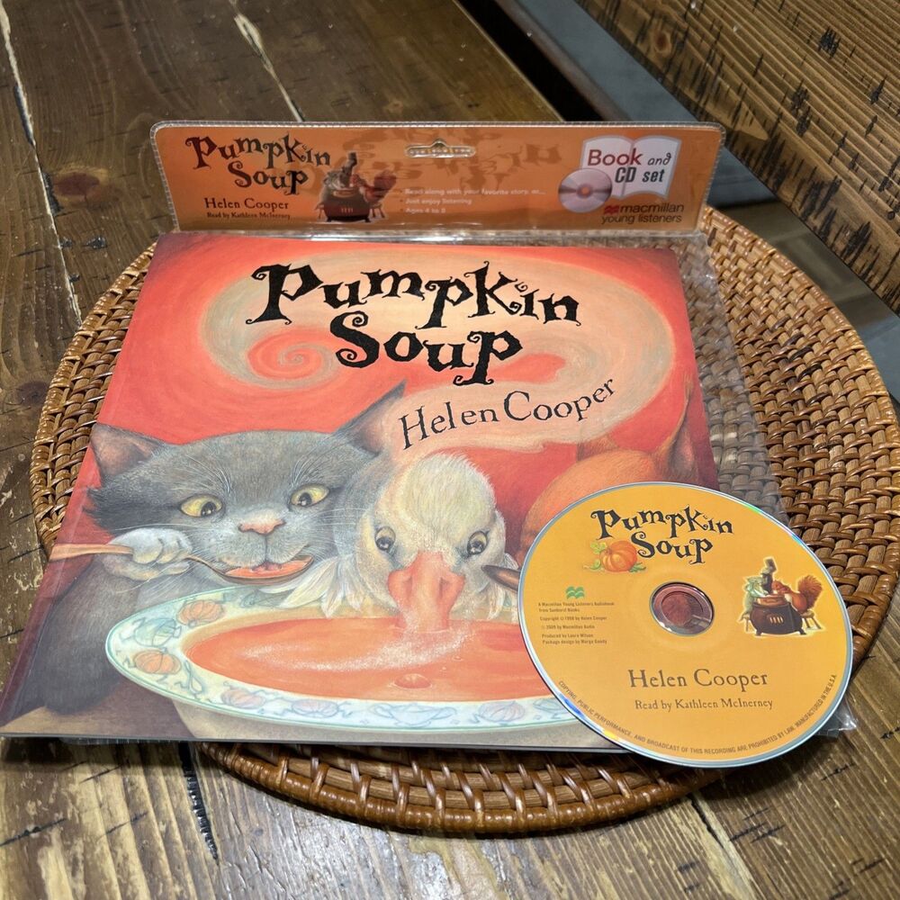 Pumpkin Soup Children's Book W/ CD Friendship Adventure by Kate Greenaway
